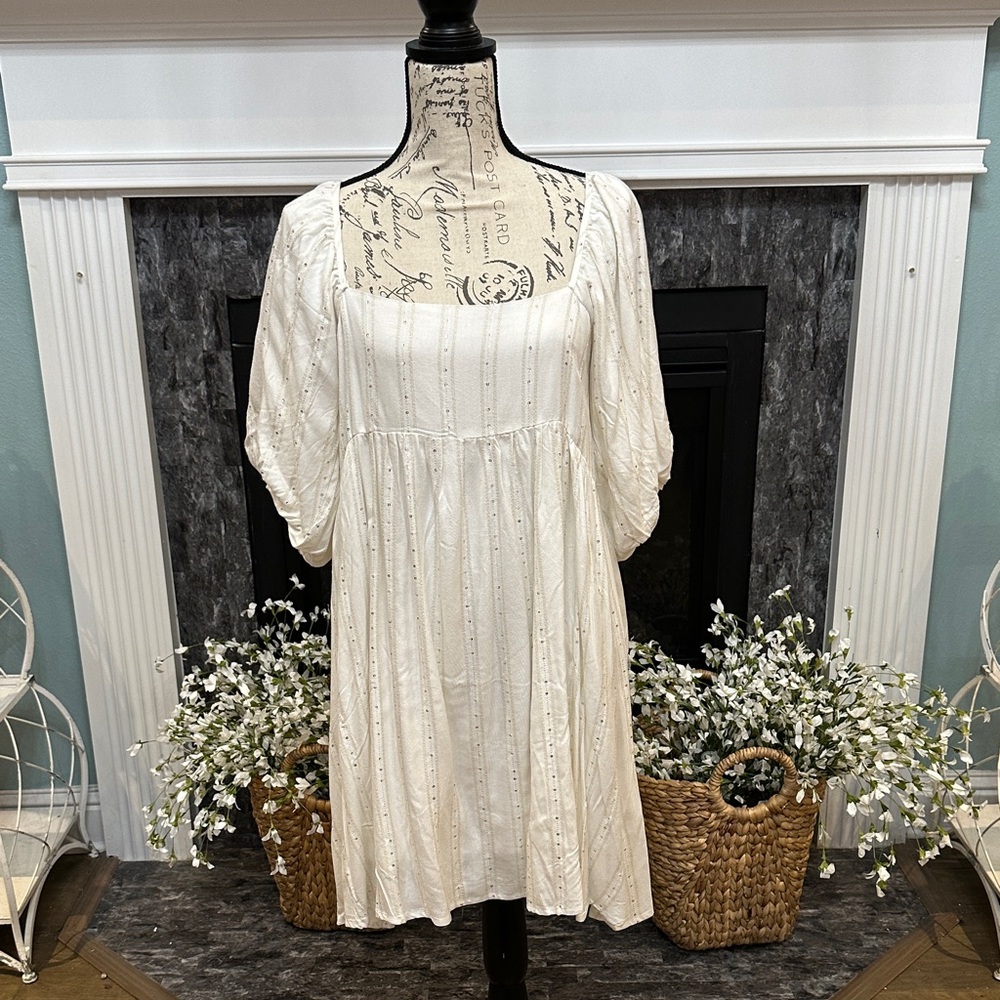 Together White Backless Dress